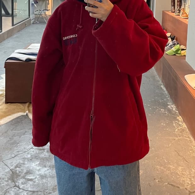 컨버스 올스타 후리스 후드집업 H242