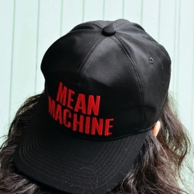 [OS]프리휠러스 "MEAN MACHINE" 자수 볼캡