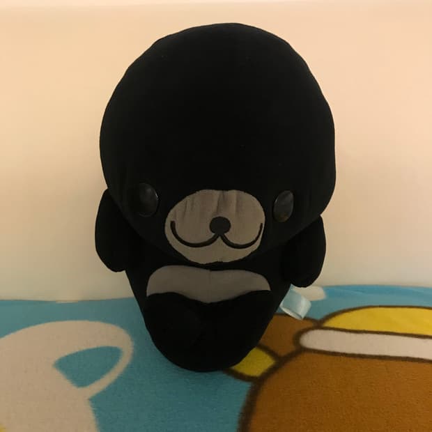 고전 동글 흑색 마메고마 (대형)