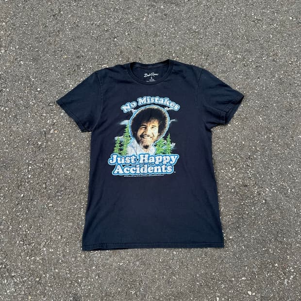 [빈티지] •Bob Ross No T-Shirt