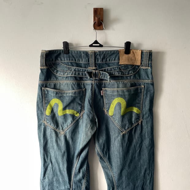 Vintage 에비수 신치 부츠컷 데님