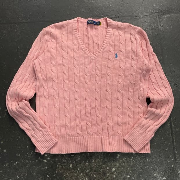 90 폴로 신형 케이블 니트 