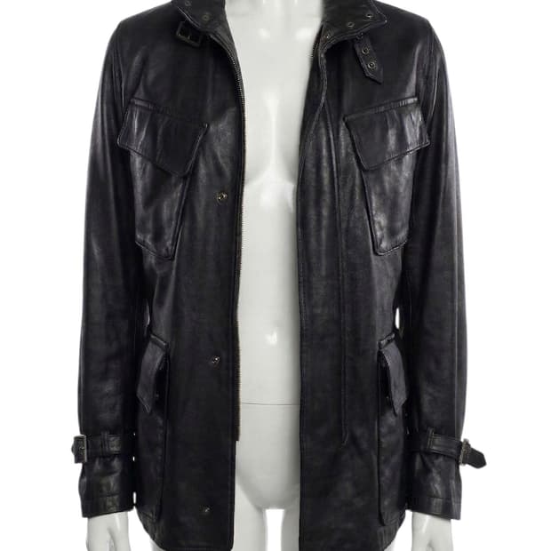leather m65 jacket