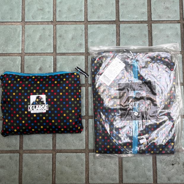 엑스라지 도트 땡땡이 바람막이 L