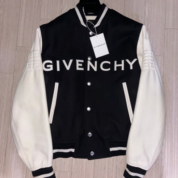 지방시 레더 바시티 자켓 46