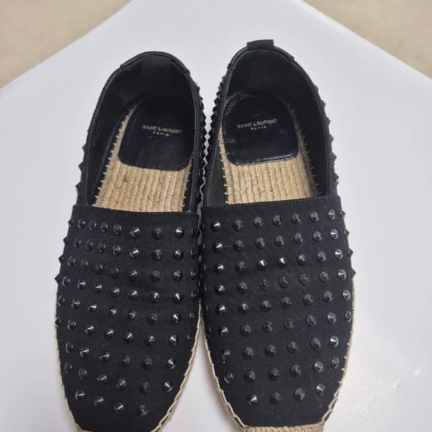 생로랑 에스파드류 스터드 슬립온 41