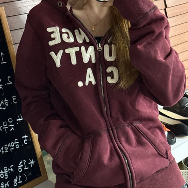 홀리스터 후드집업