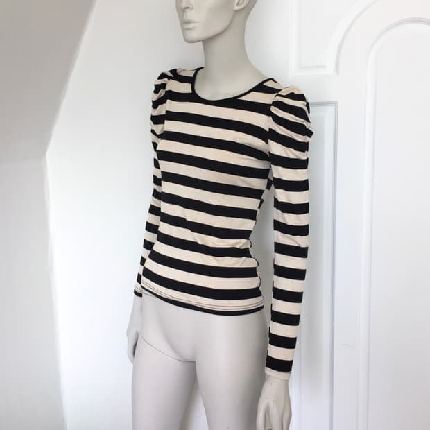 Stripes Shirring T-shirts
