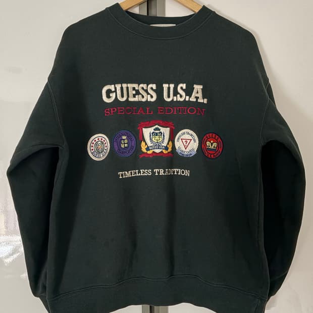 Guess 게스 USA 90s 빈티지 맨투맨 M