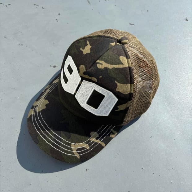 9090 넘버링 메쉬 캡