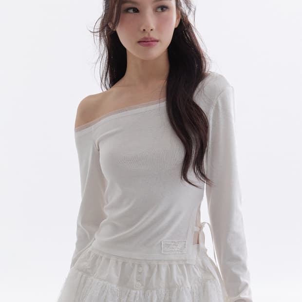 더티스 퓨어 메쉬 리본티 아이보리 s 양도