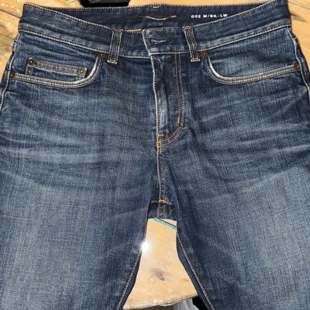 Saint Laurent D02 washed blue denim