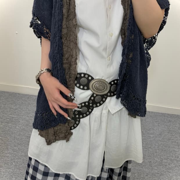 ・゚:* 에스닉 레이스 시스루가디건 *:・゚
