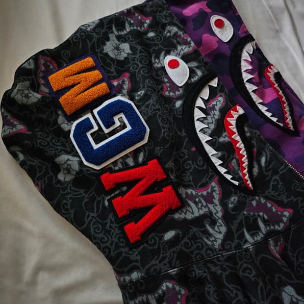 베이프 후드집업