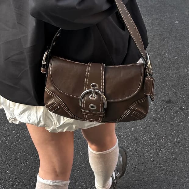 Coach Dark Chocolate Archive Hobo