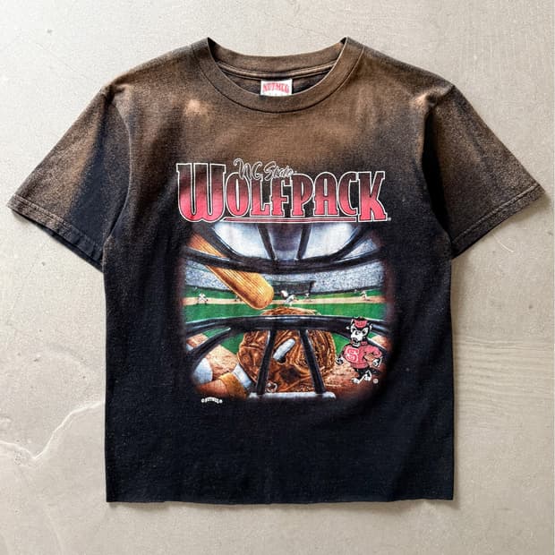 Vintage Wolfpack Distressed Graphic Tee
