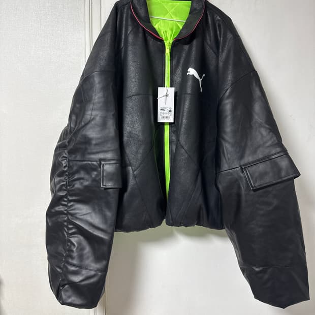 에이셉라키 x 푸마 리버시블 레더자켓