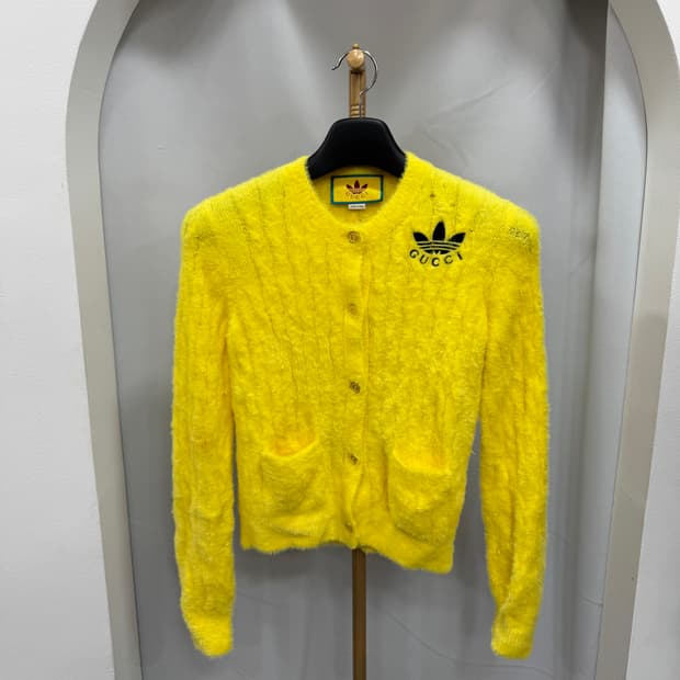 백화점판 구찌 다스 케이블 니트 가디건 S 