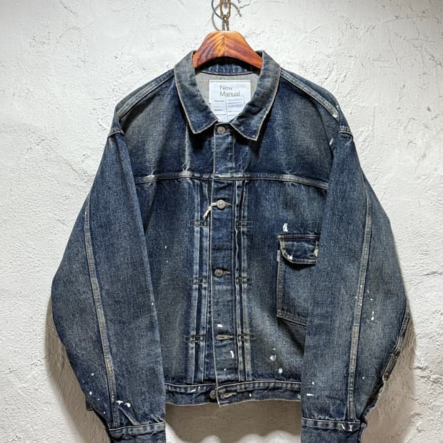 Kaptain Sun x New Manual t-Back Denim Ja