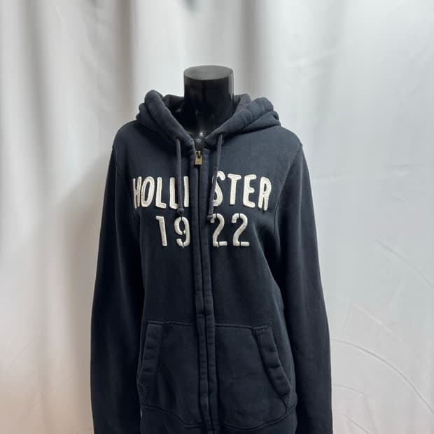 hollister 레터링 후드 집업