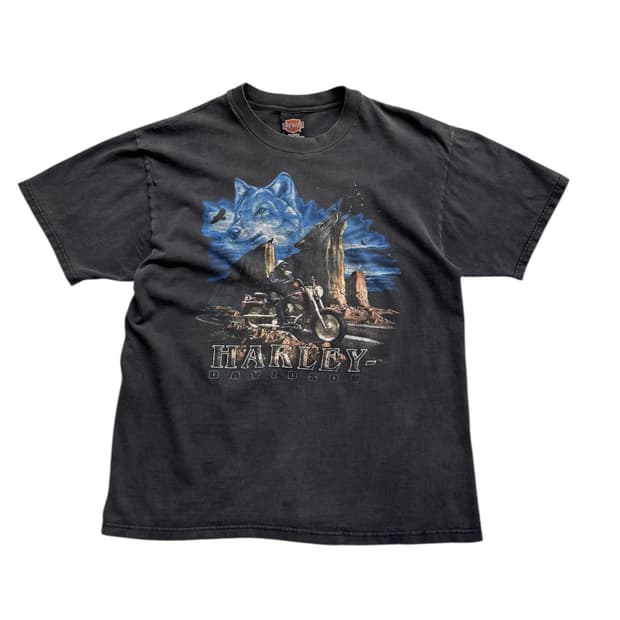 90s할리데이비슨 울프 반팔티