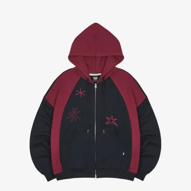 러브이즈트루 AM RAGLAN HOOD ZIP UP(NAVY)