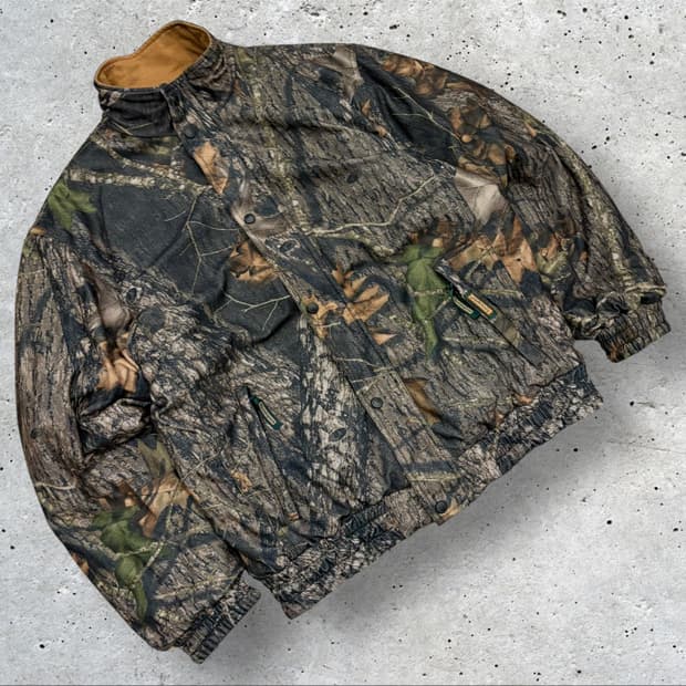 [M] 레밍턴 리얼트리 리버시블 브라운 워크 자켓 D40