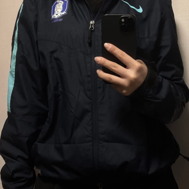 나이키 국가대표 벤치파카 후드 바람막이