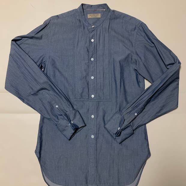 버버리 런던 벤플릿 셔츠 데님 블루