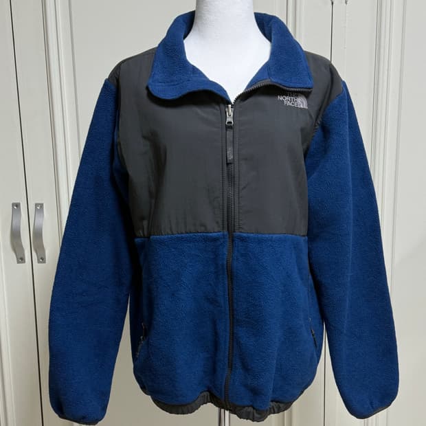 노스페이스 블루 후리스