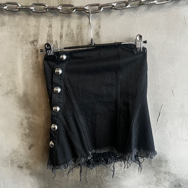 마르케스 알메이다 데님 로우엣지 뷔스티에