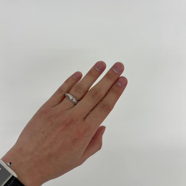 Saad (사드) 레터링 실버 링