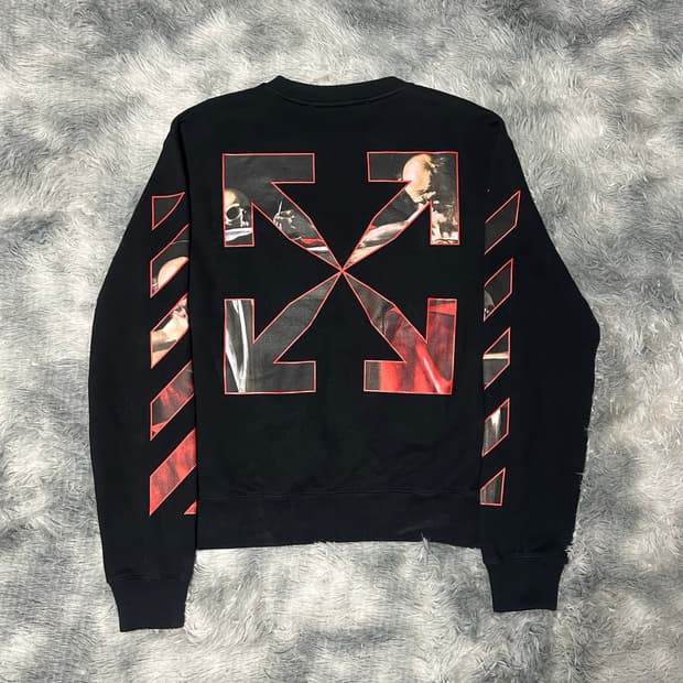 [L size] 오프화이트 카라바조 맨투맨