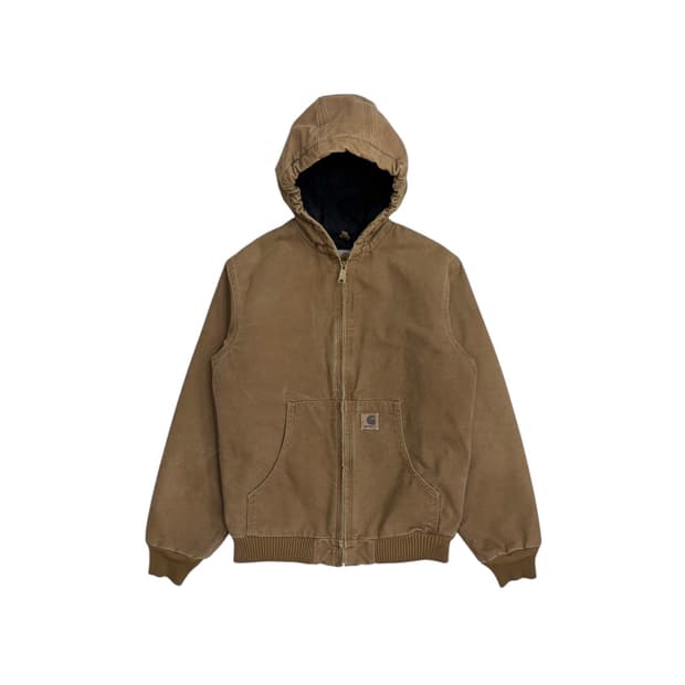 칼하트 YYJ130 BRN 보이즈 덕 액티브 워크 자켓 XL(14-16)