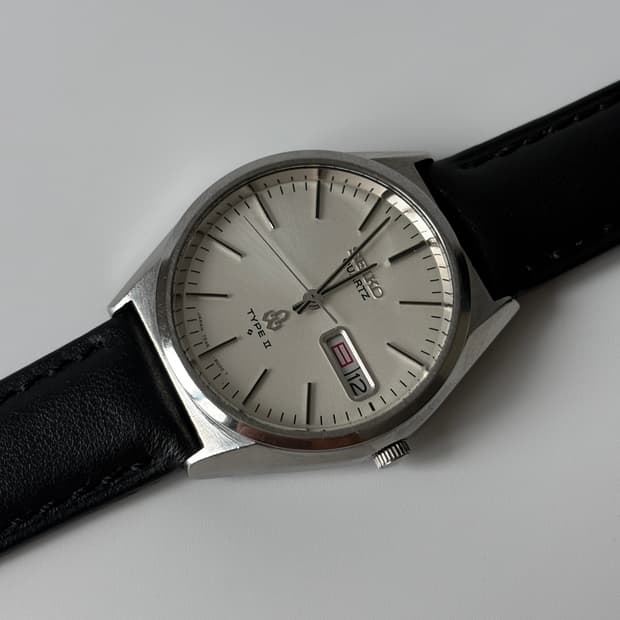 1970년대 Type2 실버 쿼츠 남성