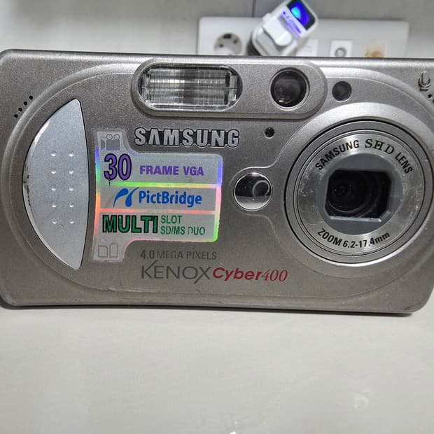 삼성 캐녹스 사이버400 빈티지 디지털카메라