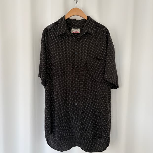 ART SPACE dot pattern short sleeve shirt