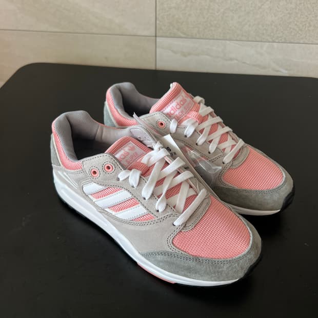 [230mm] [미사용 새제품] 아디다스 테크 슈퍼 EF (핑크/그레이)