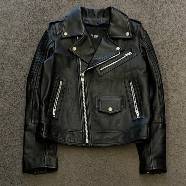 206옴므 양가죽 라이더 자켓 처분 