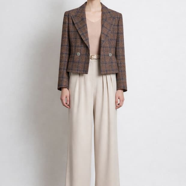 미샤 린넨블렌드 자켓 44사이즈(55가능)