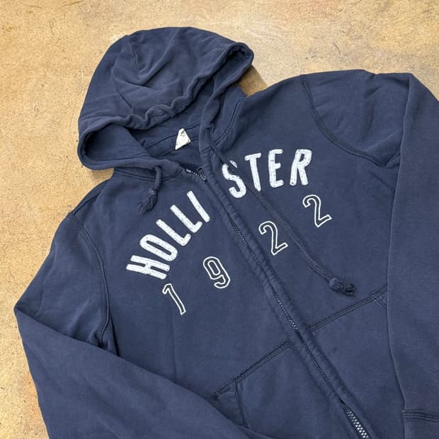 홀리스터 네이비 후드집업