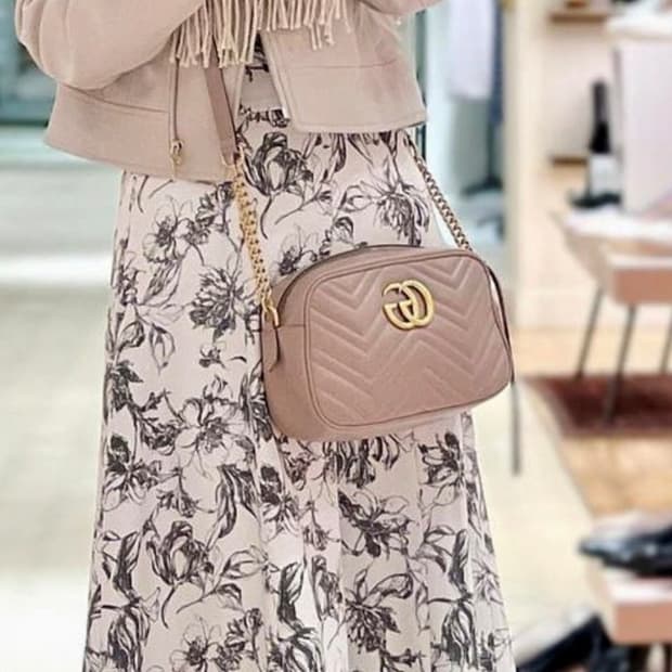 구찌 마몬트 마틀라세 스몰 크로스/크로스백 정품S급(감정O)