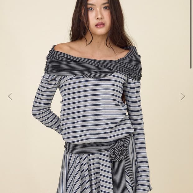 글로니 듄 투톤 드레스 glowny dune twotone dress