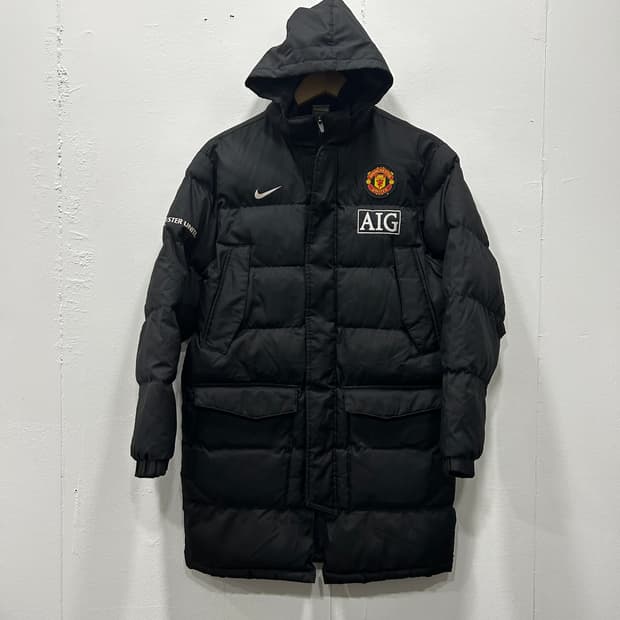 나이키 맨체스터유나이티드 AIG 패딩 블랙 95