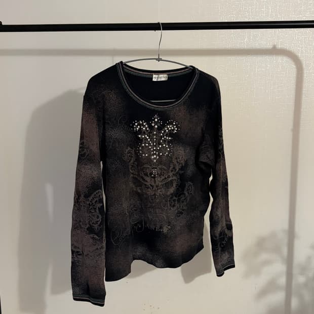 Y2k mood Vintage 2000s Gothic longsleeve