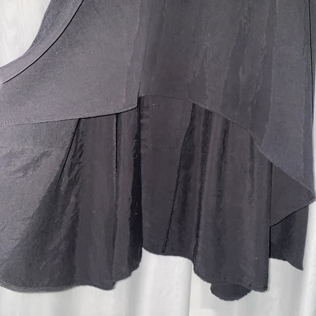 언발 롱스커트 그런지 페어리