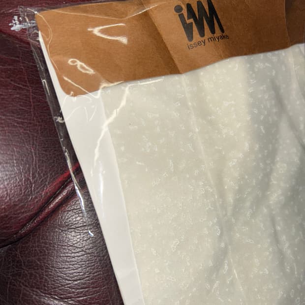 이세이미야케 화이트 패턴 스타킹