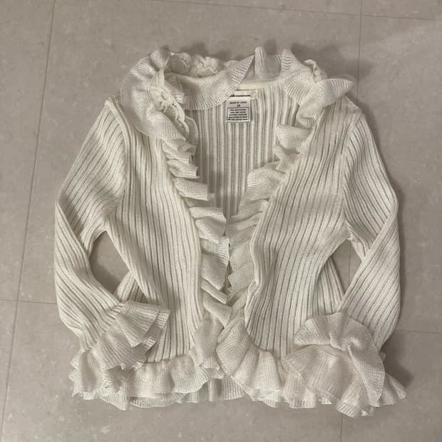 큐빈티지 샵502 파우닝 페어리 가디건