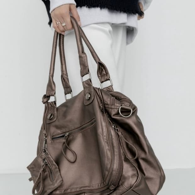 dirtysix 브라운 크로스백