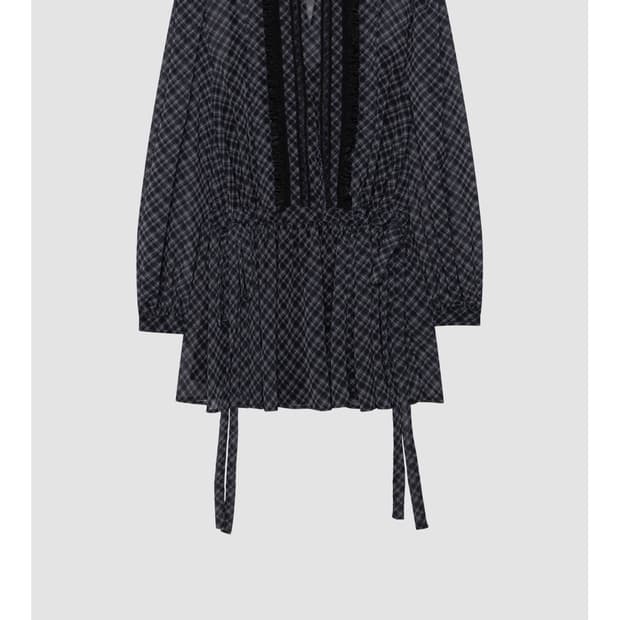 FRILL LACE MINI DRESS